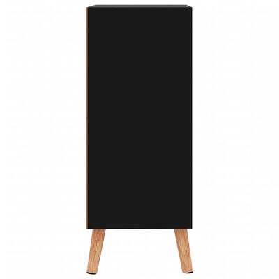 vidaXL Příborník černý s vysokým leskem 60x30x72 cm kompozitní dřevo