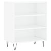 vidaXL Př&iacute;born&iacute;k b&iacute;l&yacute; s vysok&yacute;m leskem 57x35x70 cm kompozitn&iacute; dřevo