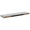 vidaXL Plovouc&iacute; n&aacute;stěnn&eacute; police 4 ks betonově &scaron;ed&eacute; 90x23,5x3,8 cm MDF