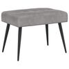 vidaXL Lavice s knofl&iacute;kov&yacute;m pro&scaron;&iacute;v&aacute;n&iacute;m Světle &scaron;ed&aacute; 60 x 40 x 45 cm