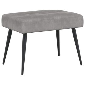 vidaXL Lavice s knofl&iacute;kov&yacute;m pro&scaron;&iacute;v&aacute;n&iacute;m Světle &scaron;ed&aacute; 60 x 40 x 45 cm