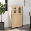 vidaXL Skř&iacute;ň highboard dub sonoma 62 x 32 x 106,5 cm kompozitn&iacute; dřevo