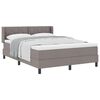 vidaXL Postel s boxspringem s pol&scaron;t&aacute;řem Taupe 200 x 140 cm textil