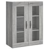 vidaXL Skř&iacute;ň highboard &scaron;ed&aacute; sonoma 69,5 x 34 x 180 cm kompozitn&iacute; dřevo