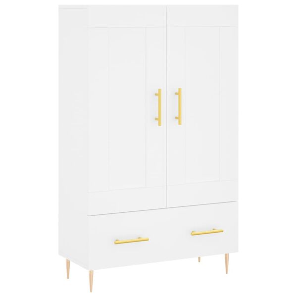 vidaXL Skříň highboard bílá 69,5 x 31 x 115 cm kompozitní dřevo