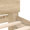 vidaXL R&aacute;m postele s čelem dub sonoma 200 x 200 cm