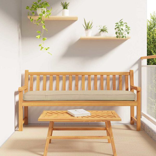 vidaXL Pol&scaron;t&aacute;ř na palety B&eacute;žov&aacute; 180 x 40 x 8 cm Oxford l&aacute;tka