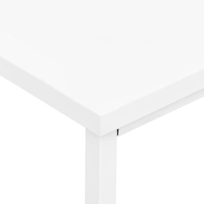 vidaXL Industriální stůl se zásuvkami bílý 105 x 52 x 75 cm ocel