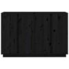 vidaXL Příborník černý 120x35x80 cm masivní borové dřevo