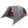 vidaXL Domek pro 4 osoby &Scaron;ed&aacute; a oranžov&aacute; 455 x 252 x 178 cm