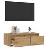 vidaXL TV skříňka s LED osvětlením dub artisan 75x35,5x25 cm