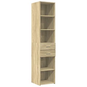 vidaXL Skř&iacute;ň highboard dub sonoma 40 x 42,5 x 185 cm kompozitn&iacute; dřevo