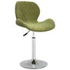 vidaXL Otočn&eacute; j&iacute;deln&iacute; židle 4 ks světle zelen&eacute; samet