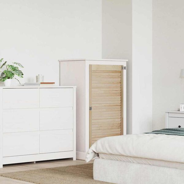 vidaXL Skříňové dveře se dveřmi Přírodní 140.5 x 2 x 59.5 cm