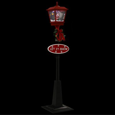 vidaXL Vánoční pouliční lampa se Santou 180 cm LED