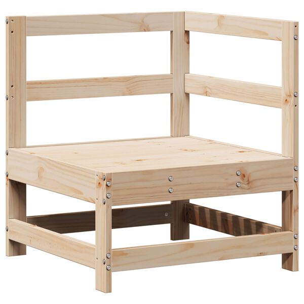 vidaXL 3d&iacute;ln&aacute; zahradn&iacute; sedac&iacute; souprava masivn&iacute; borov&eacute; dřevo