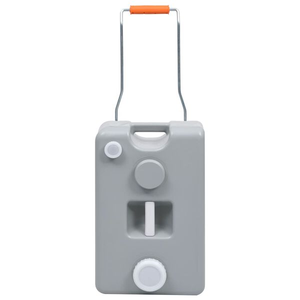 vidaXL N&aacute;drž na vodu na kolečk&aacute;ch na kempov&aacute;n&iacute; 25 l &scaron;ed&aacute;