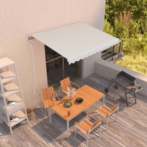 vidaXL Automatick&aacute; zatahovac&iacute; mark&yacute;za 350 x 250 cm kr&eacute;mov&aacute;