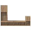 vidaXL Nábytkové stěny pro TV Nástěnný Artisanový dub kompozitní dřevo