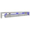 vidaXL TV skř&iacute;ňka s LED osvětlen&iacute;m betonově &scaron;ed&aacute; 290x36,5x40 cm