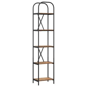vidaXL Knihovna 5 &uacute;rovn&iacute; 40 x 30 x 183 cm Kompozitn&iacute; dřevo Star&eacute; dřevo
