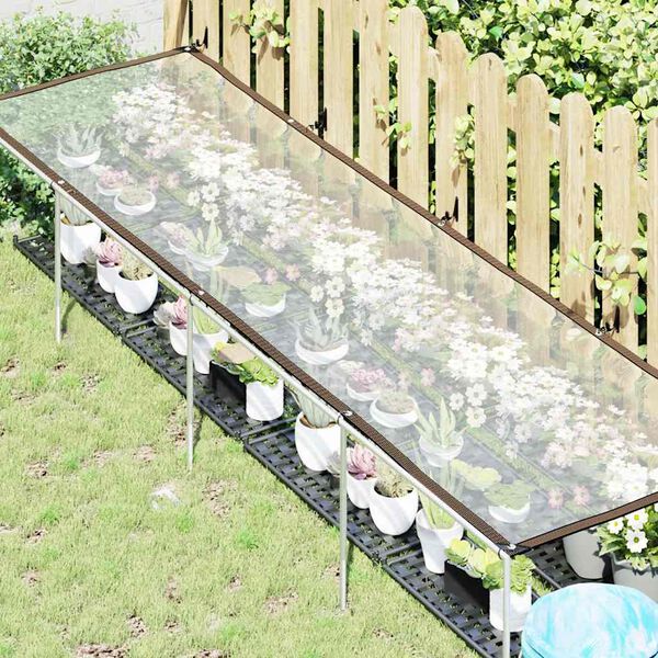 vidaXL Kryt na rostliny s oky 1x4 m Polyethylen