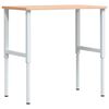 vidaXL Pracovn&iacute; stůl 100 x 60 x (71,5&ndash;98) cm masivn&iacute; buk obd&eacute;ln&iacute;kov&yacute;