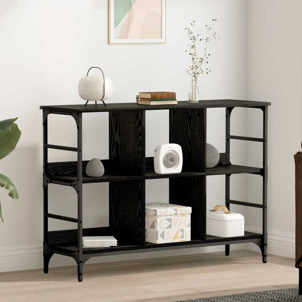 vidaXL Serv&iacute;rovac&iacute; skř&iacute;ň Čern&yacute; dub 102 x 32 x 73,5 cm