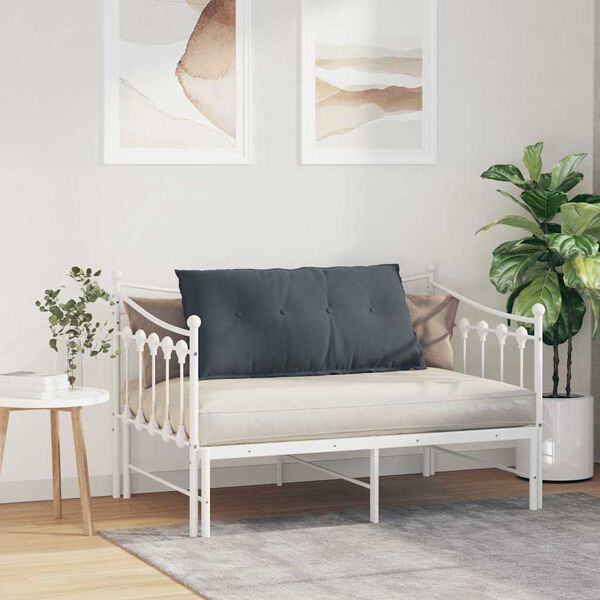 vidaXL Pol&scaron;t&aacute;ř na z&aacute;da Tmavě &scaron;ed&aacute; 100 x 50 cm Žebrovan&aacute; l&aacute;tka