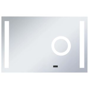 vidaXL Koupelnov&eacute; zrcadlo s LED světly a dotykov&yacute;m senzorem 100x60 cm