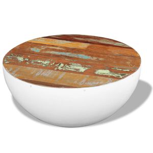 vidaXL Miskovit&yacute; konferenčn&iacute; stolek recyklovan&eacute; dřevo 60 x 60 x 30 cm