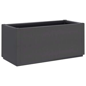 vidaXL Zahradn&iacute; truhl&iacute;k tmavě &scaron;ed&yacute; 80 x 36 x 35 cm PP