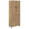 vidaXL Vysok&yacute; bufet 2 ks Artisanov&yacute; dub 69,5 x 34 x 180 cm