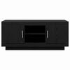 vidaXL Televizn&iacute; skř&iacute;ň Čern&yacute; dub 102 x 35 x 45 cm kompozitn&iacute; dřevo
