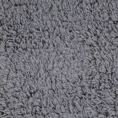 vidaXL Sada koupelnových předložek 3 kusy textilní šedá