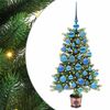 vidaXL V&aacute;nočn&iacute; stromeček s 150 LED diodami s stojanem Zelen&aacute; 90 cm PE
