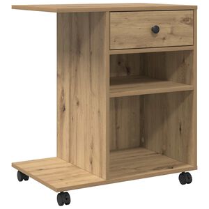 vidaXL Stojan na tisk&aacute;rnu Dub artisan 60 x 40 x 68,5 cm