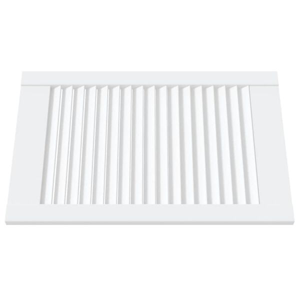 vidaXL N&aacute;bytkov&aacute; dv&iacute;řka lamelov&yacute; design 2 ks b&iacute;l&aacute; 61,5x39,4cm borovice