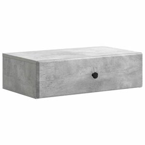 vidaXL N&aacute;stěnn&yacute; bočn&iacute; stůl Betonově &scaron;ed&aacute; 59 x 34,5 x 17 cm