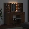vidaXL 3d&iacute;ln&aacute; toaletn&iacute; souprava hněd&yacute; dub z uměl&eacute;ho dřeva