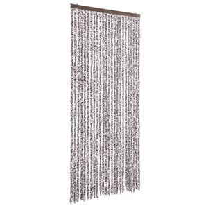 vidaXL Z&aacute;věs proti hmyzu hněd&yacute; a b&eacute;žov&yacute; 100 x 220 cm Chenille