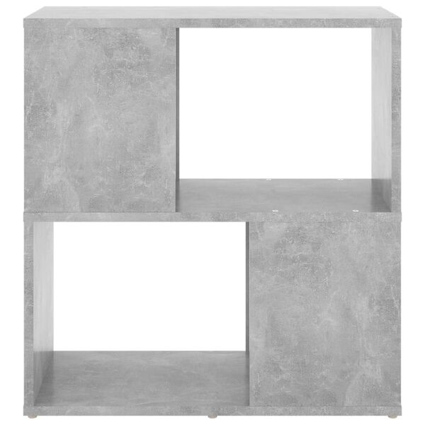 vidaXL Knihovna betonově šedá 60 x 24 x 63 cm dřevotříska