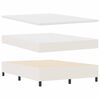 vidaXL Postel s boxspringem s čelo Kr&eacute;mov&aacute; a b&iacute;l&aacute; 160 x 200 cm
