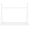vidaXL Rám dětské postele bílý masivní borové dřevo 90 x 200 cm