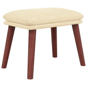 vidaXL Podnožka kr&eacute;mov&aacute; 45 x 29,5 x 35 cm textil