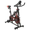 vidaXL Spinningov&eacute; kolo Vexor Sport 120 kg Čern&aacute; a červen&aacute;