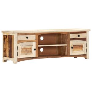 vidaXL TV stolek 120 x 30 x 40 cm masivn&iacute; recyklovan&eacute; dřevo