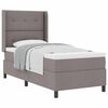 vidaXL Postel s boxspringem s pol&scaron;t&aacute;řem Taupe 200 x 90 cm textil