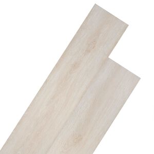 vidaXL Podlahov&aacute; prkna B&iacute;l&yacute; klasick&yacute; dub 5,02 m&sup2; 36 ks PVC