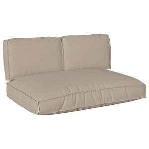 vidaXL Sada pol&scaron;t&aacute;řů 3 pcs Taupe Oxford l&aacute;tka
